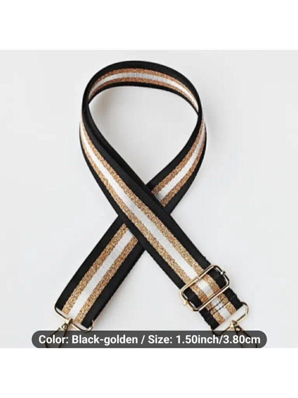 Replacement strap for bag, wide shoulder strap, adjustable canvas straps